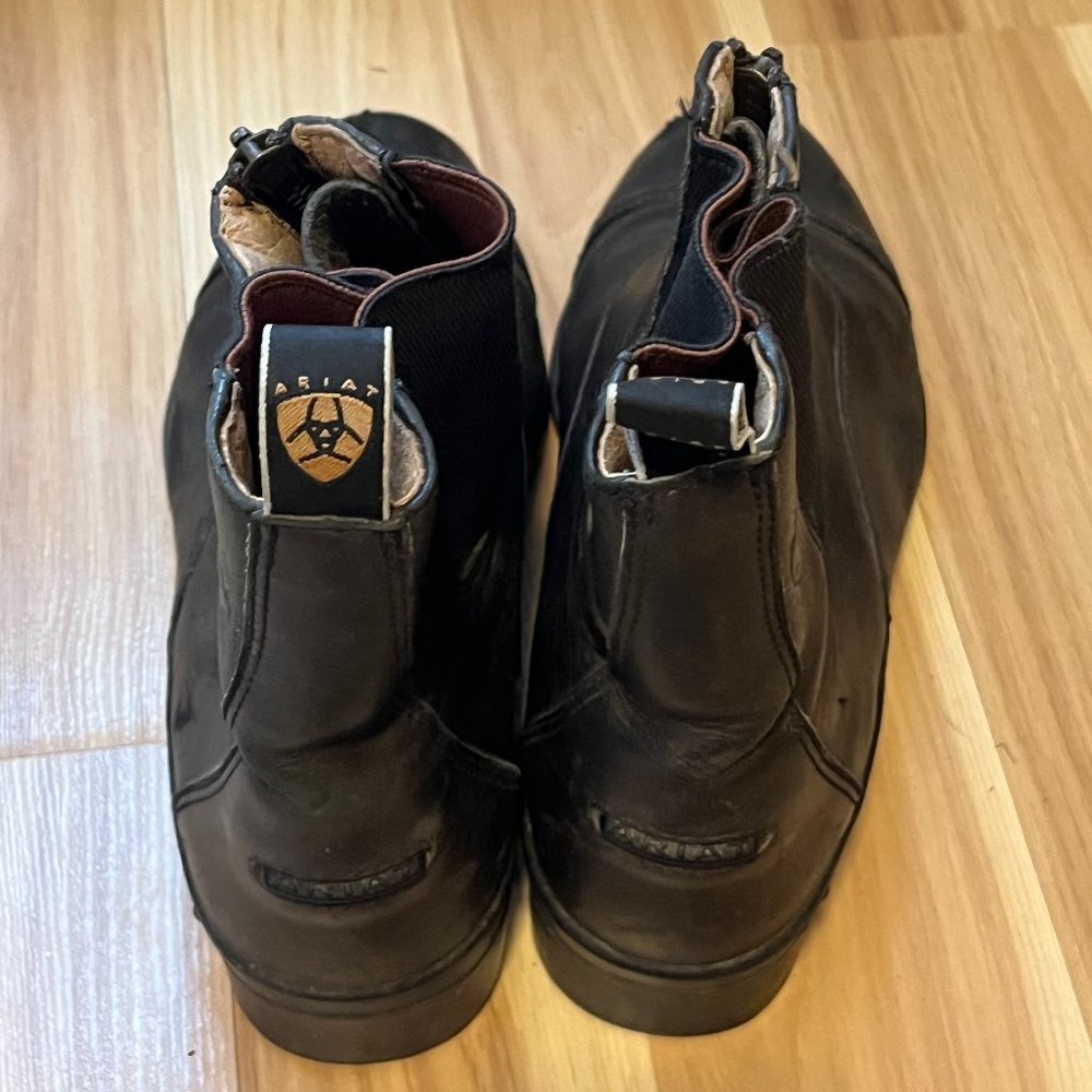ARIAT Heritage riding boot, black leather, size 10, EUC.